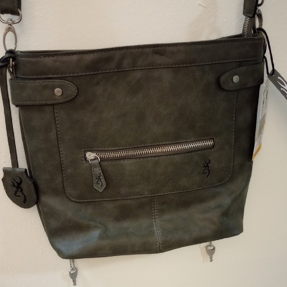 Browning Gray Crossbody Bag